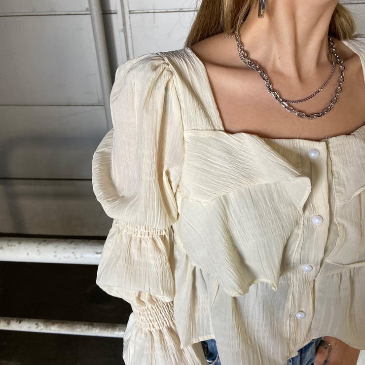 ティアードスクエアプルオーバー | non-hedge  | 詳細画像11 