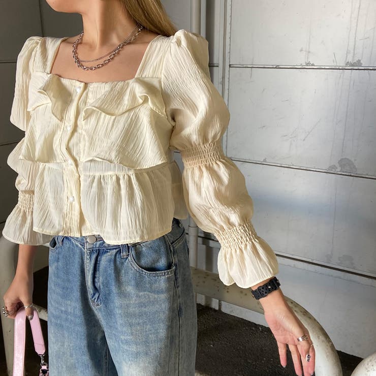 ティアードスクエアプルオーバー | non-hedge  | 詳細画像12 