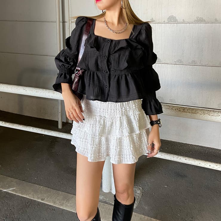 ティアードスクエアプルオーバー | non-hedge  | 詳細画像16 