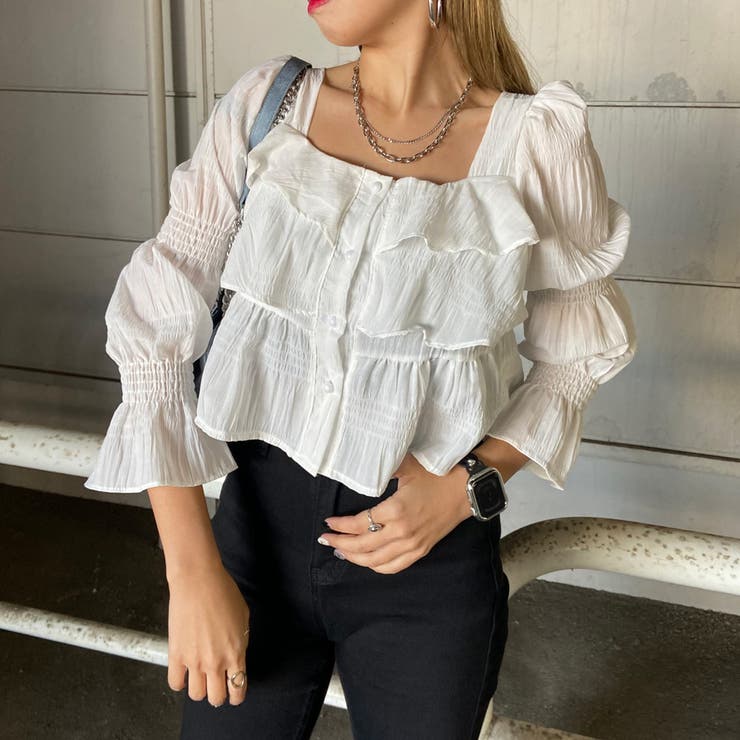 ティアードスクエアプルオーバー | non-hedge  | 詳細画像24 