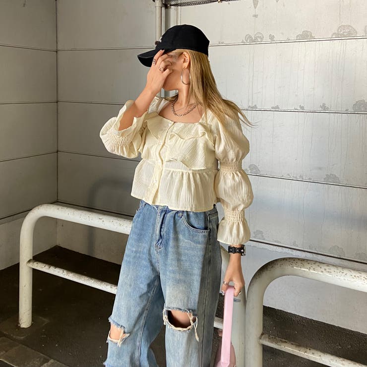 ティアードスクエアプルオーバー | non-hedge  | 詳細画像3 