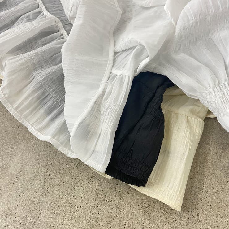 ティアードスクエアプルオーバー | non-hedge  | 詳細画像31 