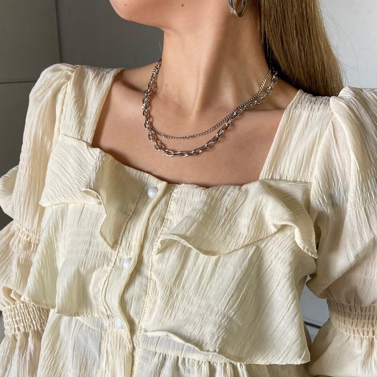 ティアードスクエアプルオーバー | non-hedge  | 詳細画像8 