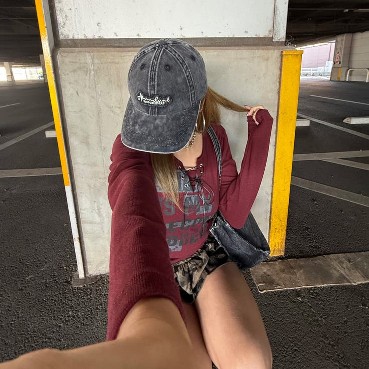 ロゴレースアップTシャツ | non-hedge  | 詳細画像19 