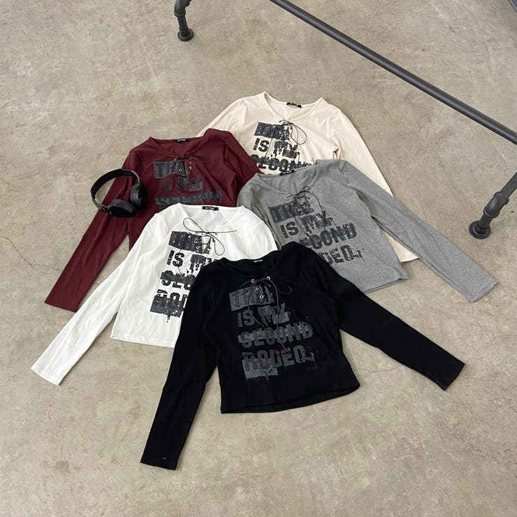 ロゴレースアップTシャツ | non-hedge  | 詳細画像30 