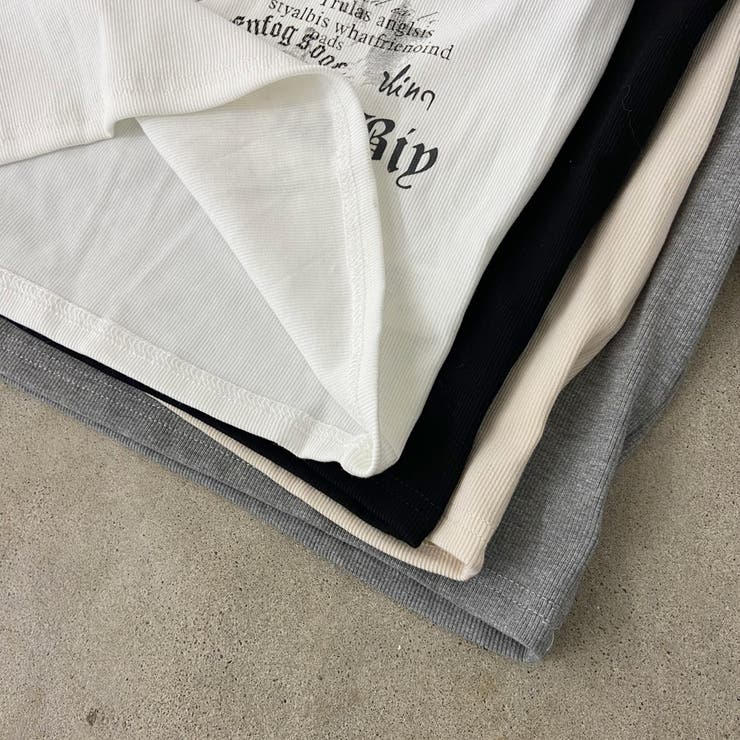 アンサンブル風レースアップTシャツ | non-hedge  | 詳細画像31 