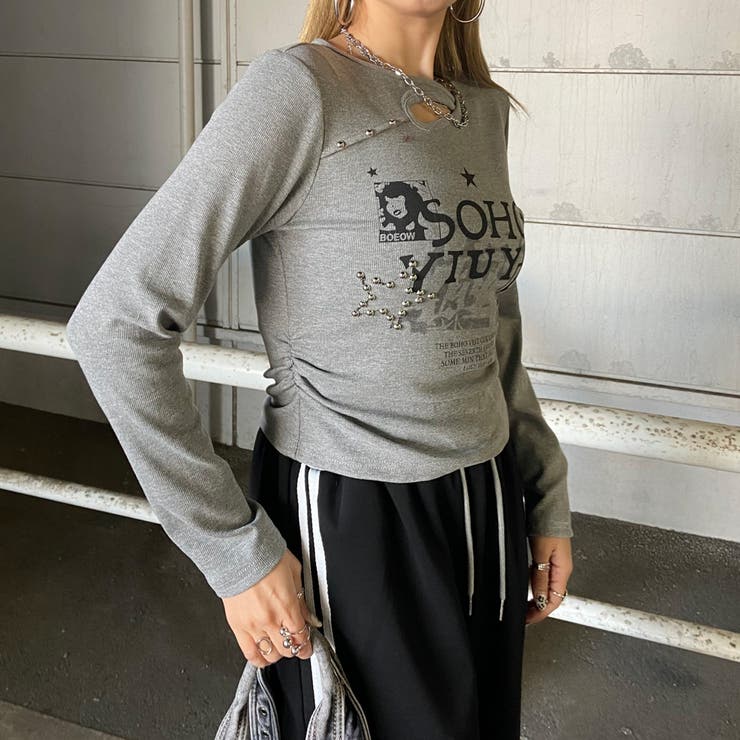 スタッズスターロゴTシャツ | non-hedge  | 詳細画像1 