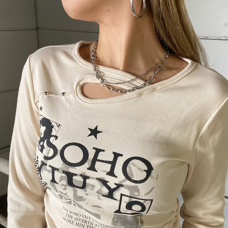 スタッズスターロゴTシャツ | non-hedge  | 詳細画像16 