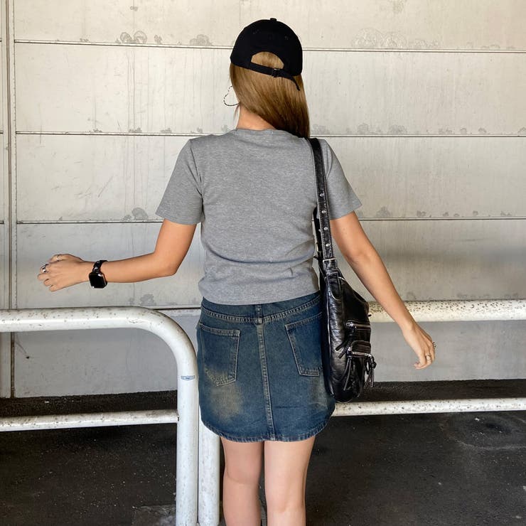 アンサンブル風ロゴレースアップTシャツ | non-hedge  | 詳細画像32 