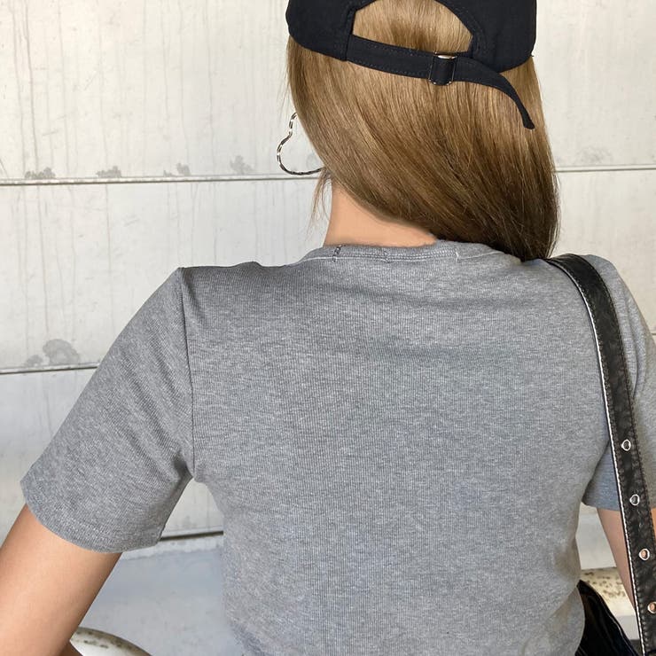 アンサンブル風ロゴレースアップTシャツ | non-hedge  | 詳細画像37 