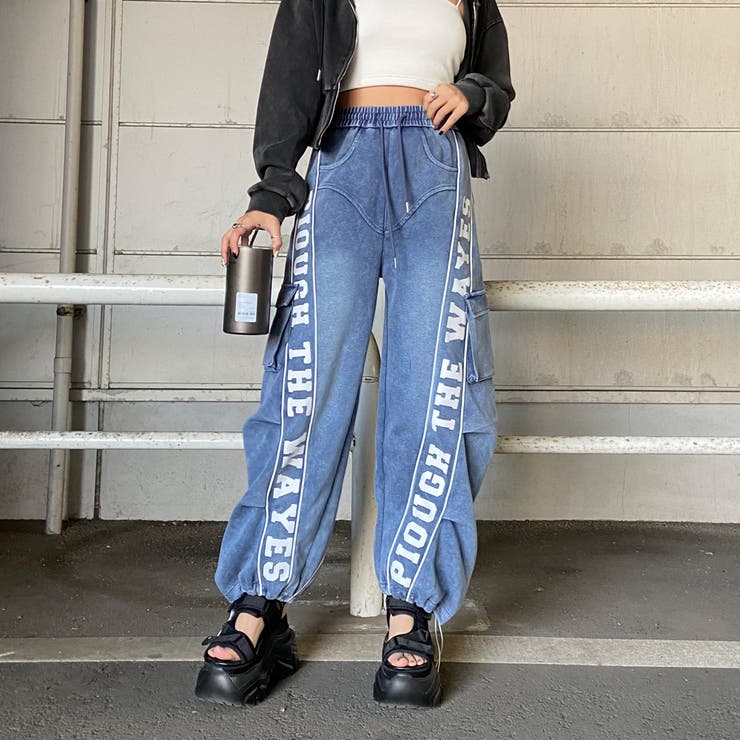 ブリーチラインロゴカットカーゴパンツ | non-hedge  | 詳細画像22 