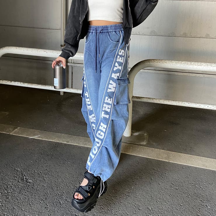 ブリーチラインロゴカットカーゴパンツ | non-hedge  | 詳細画像25 