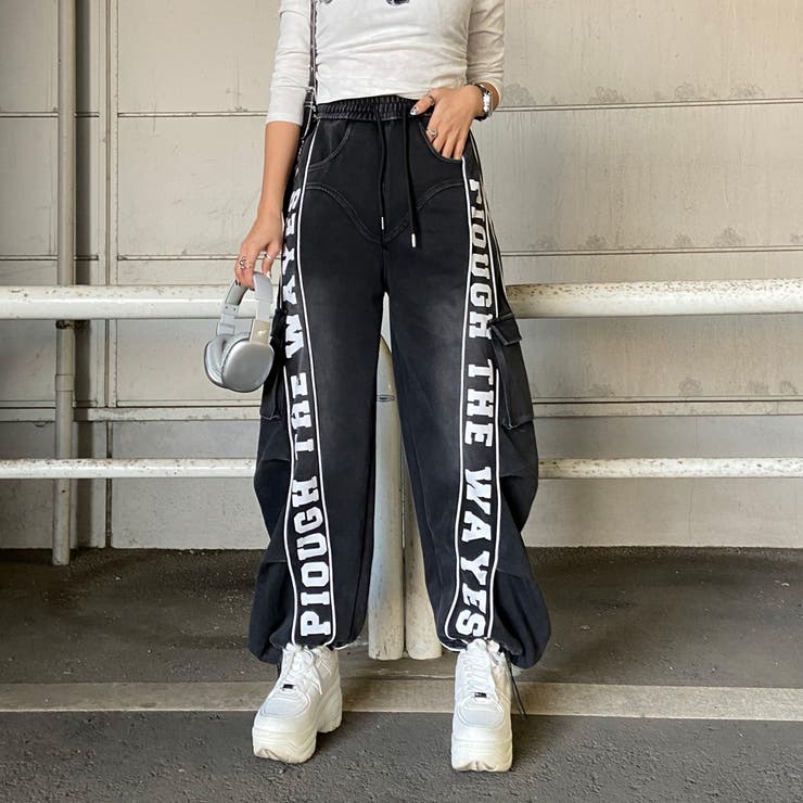 ブリーチラインロゴカットカーゴパンツ | non-hedge  | 詳細画像3 