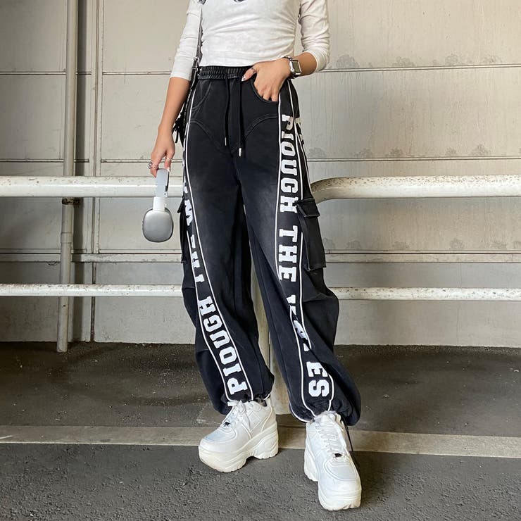 ブリーチラインロゴカットカーゴパンツ | non-hedge  | 詳細画像4 