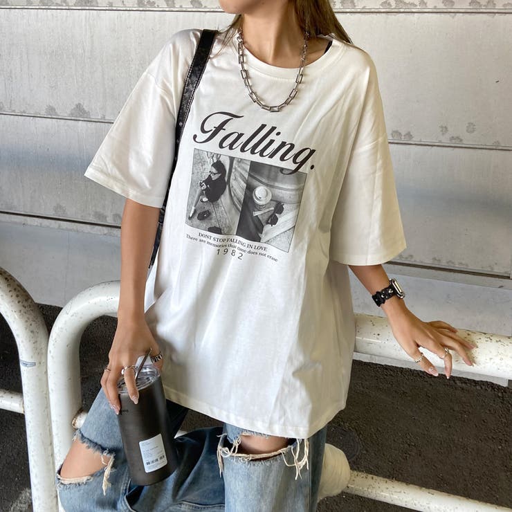 ロゴ転写ビッグTシャツ | non-hedge  | 詳細画像9 