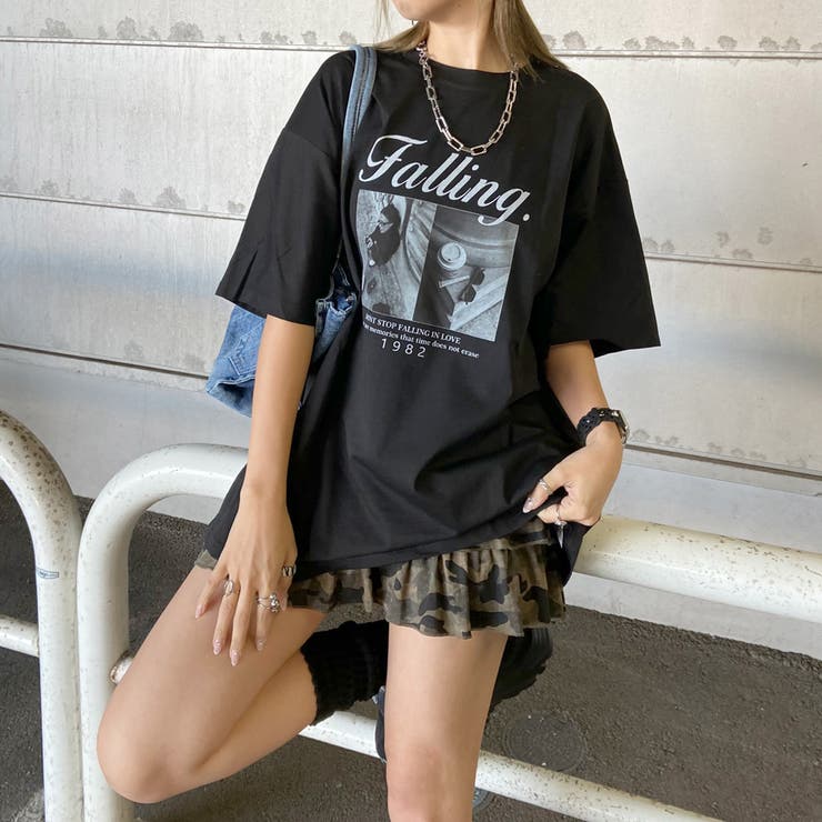 ロゴ転写ビッグTシャツ | non-hedge  | 詳細画像14 