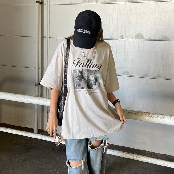 ロゴ転写ビッグTシャツ | non-hedge  | 詳細画像17 