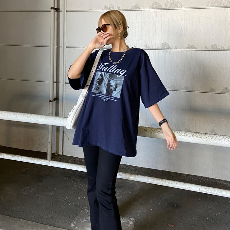 ロゴ転写ビッグTシャツ | non-hedge  | 詳細画像21 