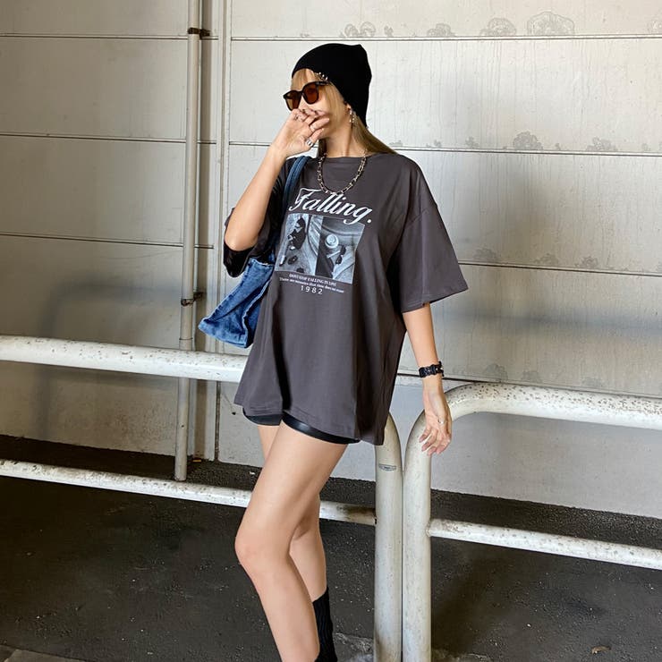 ロゴ転写ビッグTシャツ | non-hedge  | 詳細画像2 