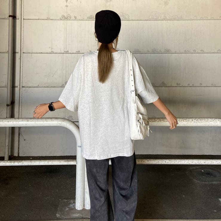 ロゴ転写ビッグTシャツ | non-hedge  | 詳細画像29 