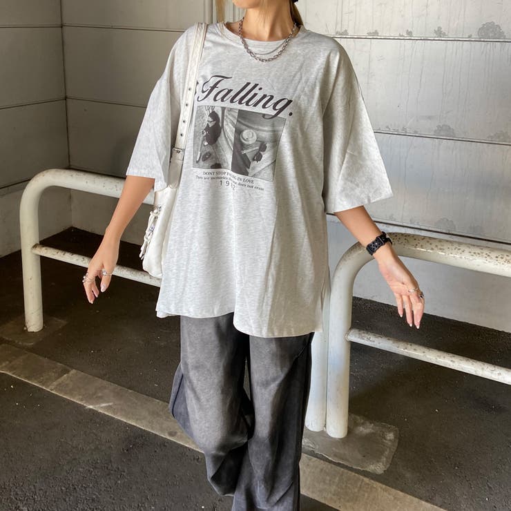 ロゴ転写ビッグTシャツ | non-hedge  | 詳細画像30 