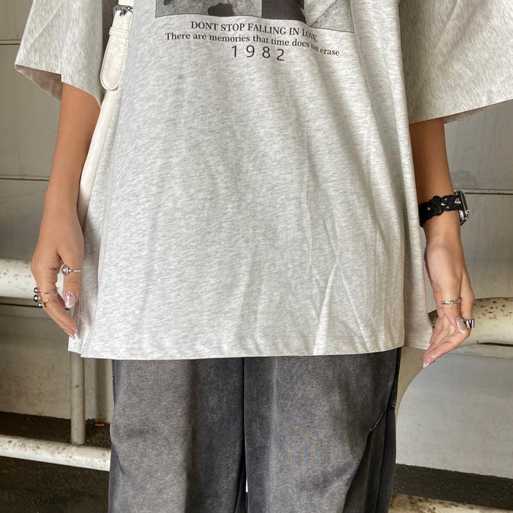 ロゴ転写ビッグTシャツ | non-hedge  | 詳細画像38 