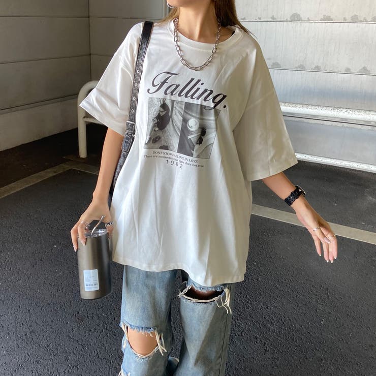 ロゴ転写ビッグTシャツ | non-hedge  | 詳細画像8 