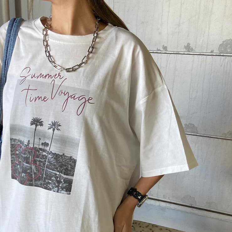 カラーロゴ転写ビッグTシャツ | non-hedge  | 詳細画像11 