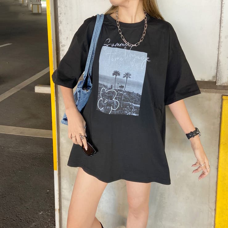 カラーロゴ転写ビッグTシャツ | non-hedge  | 詳細画像17 