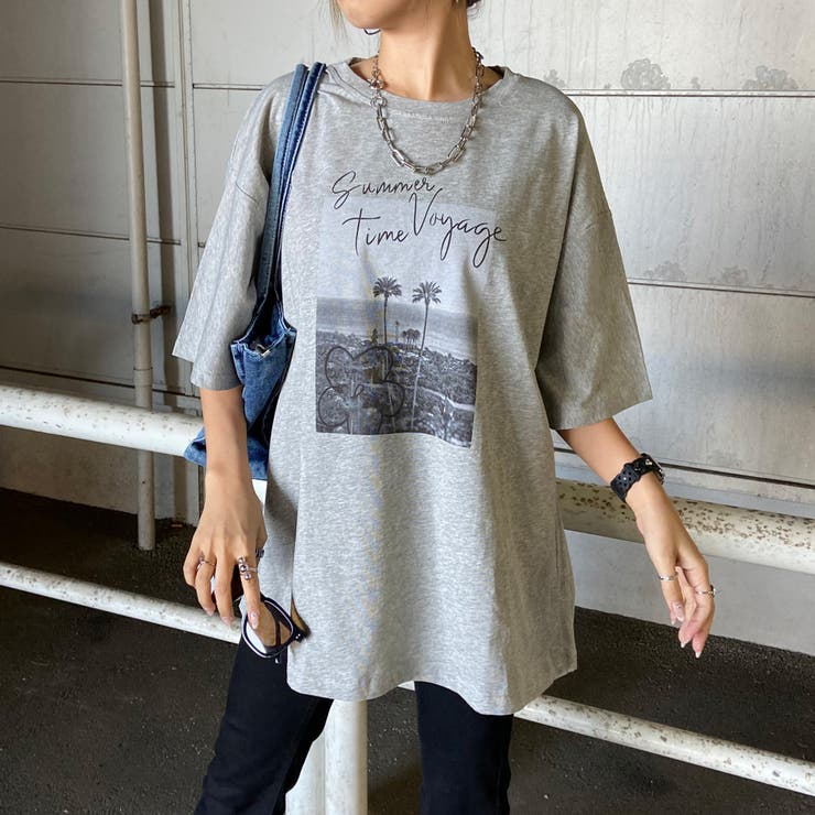カラーロゴ転写ビッグTシャツ | non-hedge  | 詳細画像26 