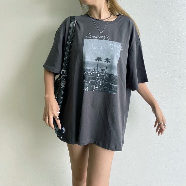 カラーロゴ転写ビッグTシャツ | non-hedge  | 詳細画像34 