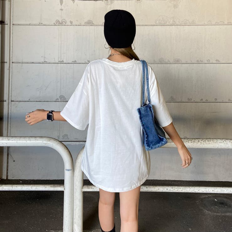 カラーロゴ転写ビッグTシャツ | non-hedge  | 詳細画像5 