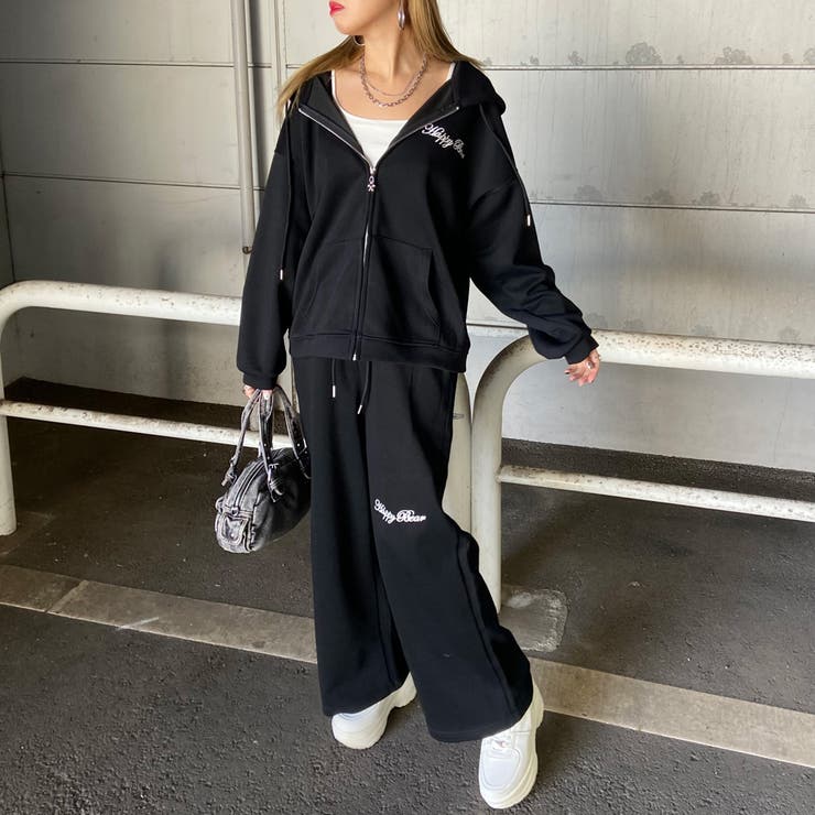 刺繍ロゴZIPパーカー・パンツセットアップ | non-hedge  | 詳細画像10 