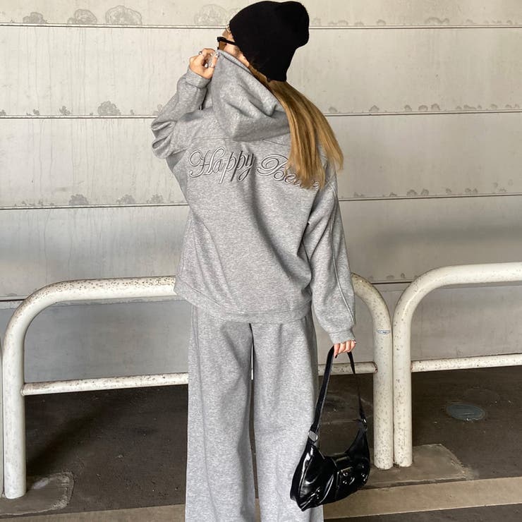 刺繍ロゴZIPパーカー・パンツセットアップ | non-hedge  | 詳細画像27 