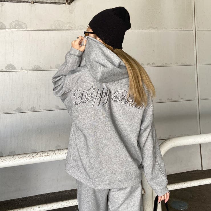 刺繍ロゴZIPパーカー・パンツセットアップ | non-hedge  | 詳細画像30 