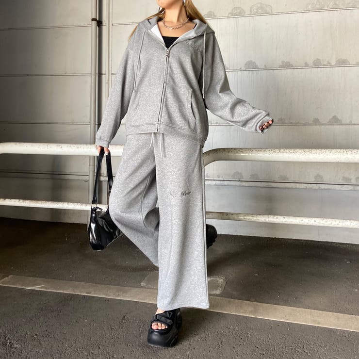 刺繍ロゴZIPパーカー・パンツセットアップ | non-hedge  | 詳細画像34 