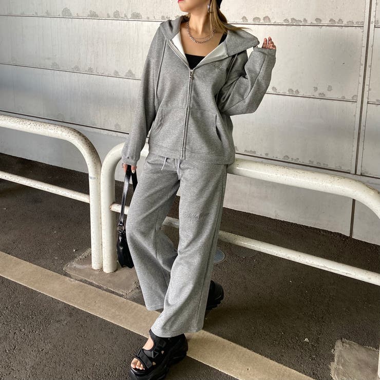 刺繍ロゴZIPパーカー・パンツセットアップ | non-hedge  | 詳細画像35 