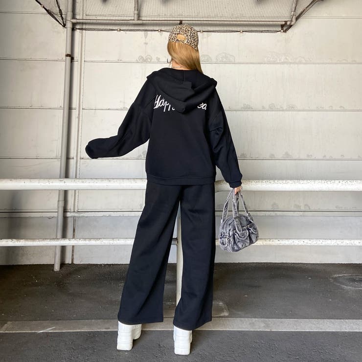 刺繍ロゴZIPパーカー・パンツセットアップ | non-hedge  | 詳細画像4 