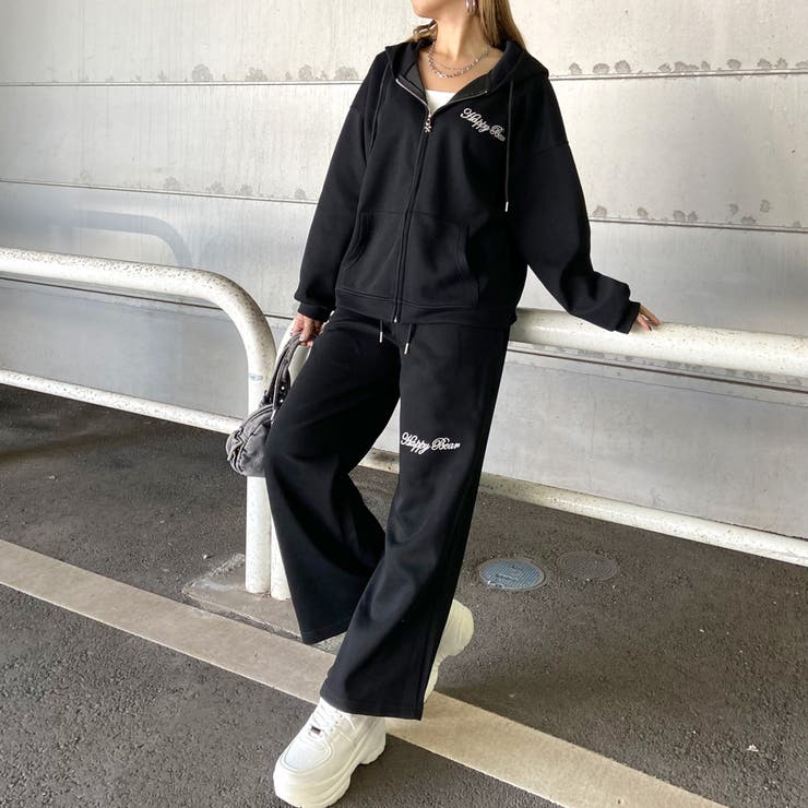 刺繍ロゴZIPパーカー・パンツセットアップ | non-hedge  | 詳細画像8 