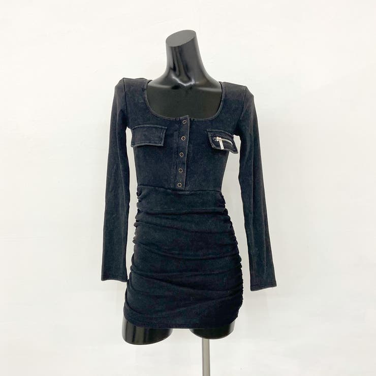 ブリーチポケZIPリブミニワンピース | non-hedge  | 詳細画像18 