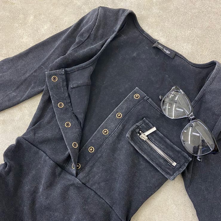 ブリーチポケZIPリブミニワンピース | non-hedge  | 詳細画像30 