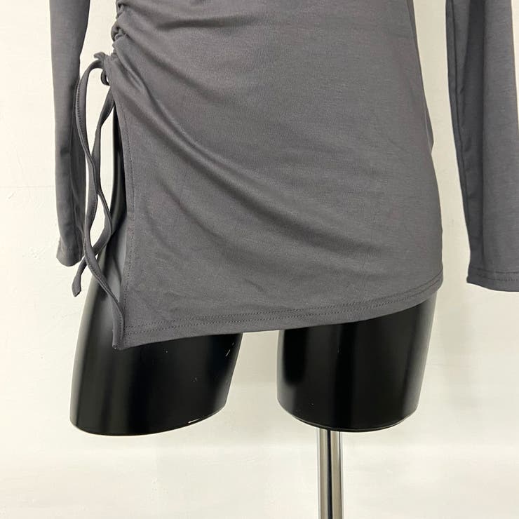 オフショルサイドドロストチュニック | non-hedge  | 詳細画像31 