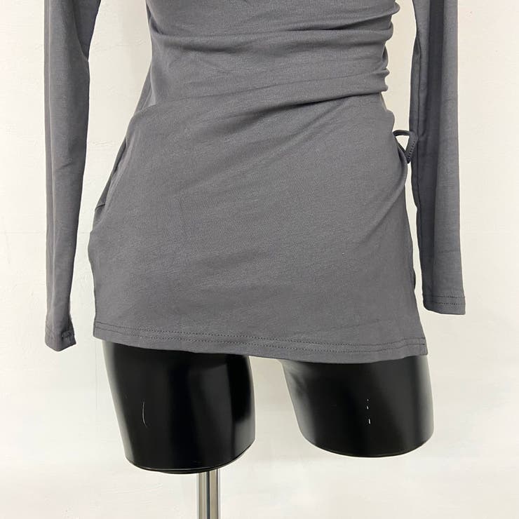 オフショルサイドドロストチュニック | non-hedge  | 詳細画像33 