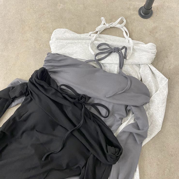 オフショルサイドドロストチュニック | non-hedge  | 詳細画像35 