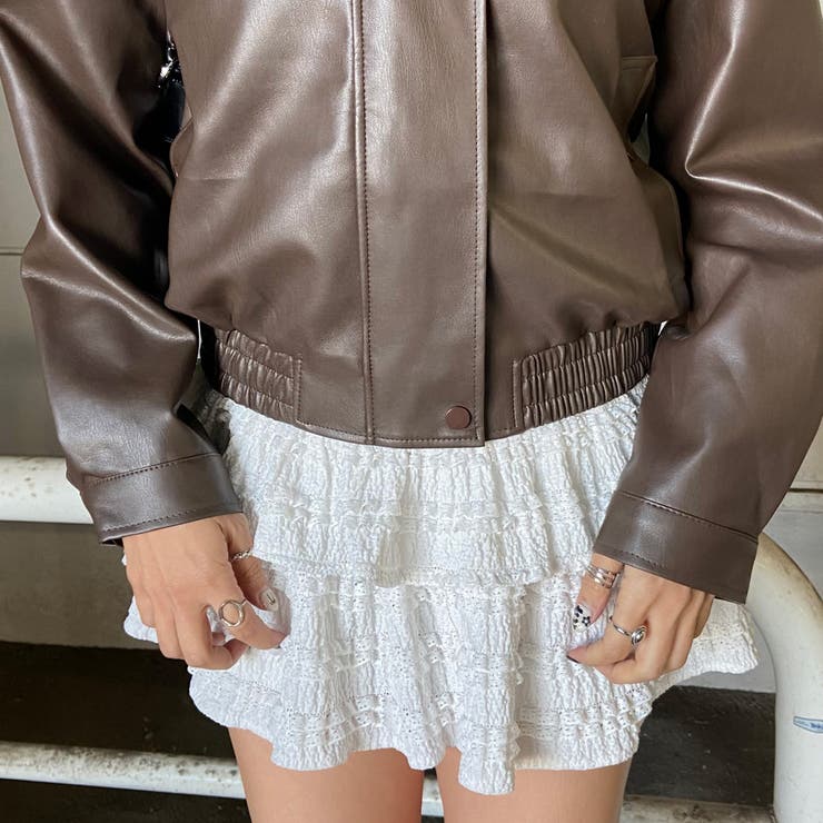 合成皮革ショートブルゾン | non-hedge  | 詳細画像23 