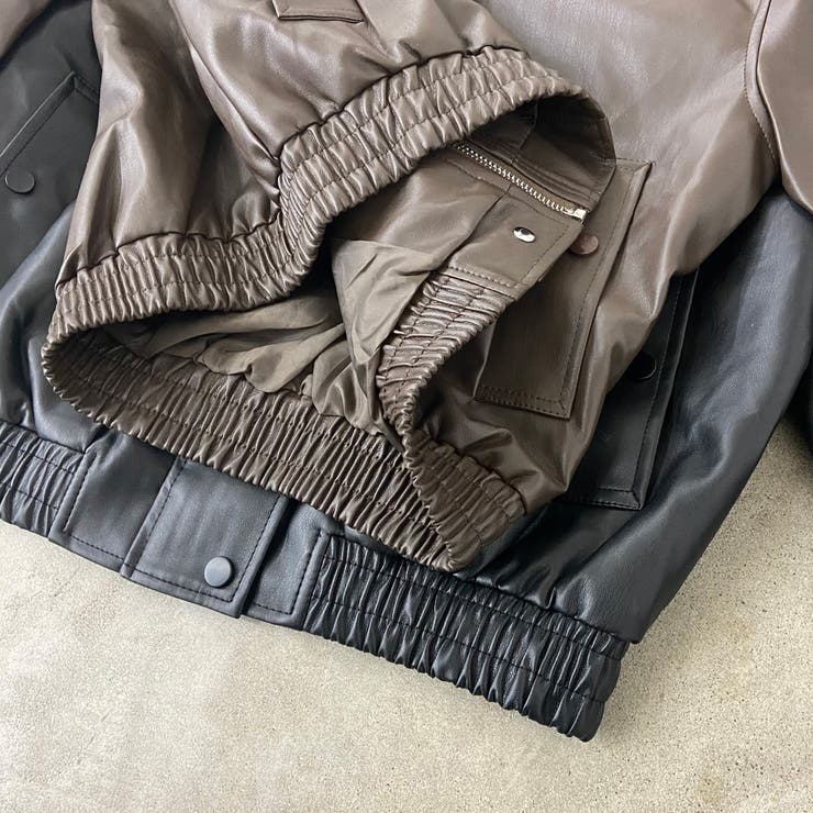 合成皮革ショートブルゾン | non-hedge  | 詳細画像27 