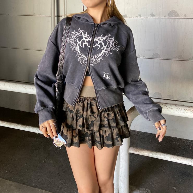 ブリーチハートモチーフZIPパーカー | non-hedge  | 詳細画像14 