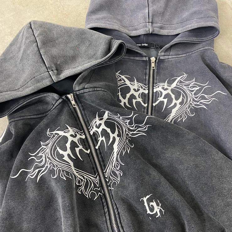 ブリーチハートモチーフZIPパーカー | non-hedge  | 詳細画像29 