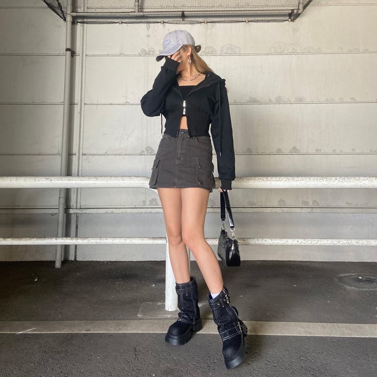 ハトメカーゴミニスカート | non-hedge  | 詳細画像10 