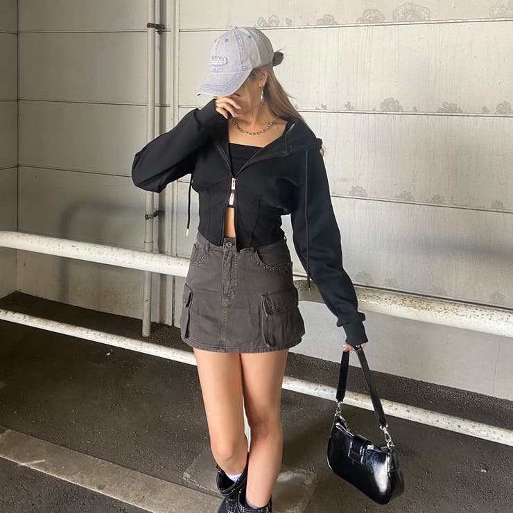 ハトメカーゴミニスカート | non-hedge  | 詳細画像11 